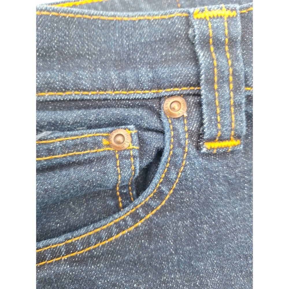 Nudie Jeans High Kai Mens 31x32 Blue Denim Jean Stretch Dark Blue Skinny - Picture 3 of 16